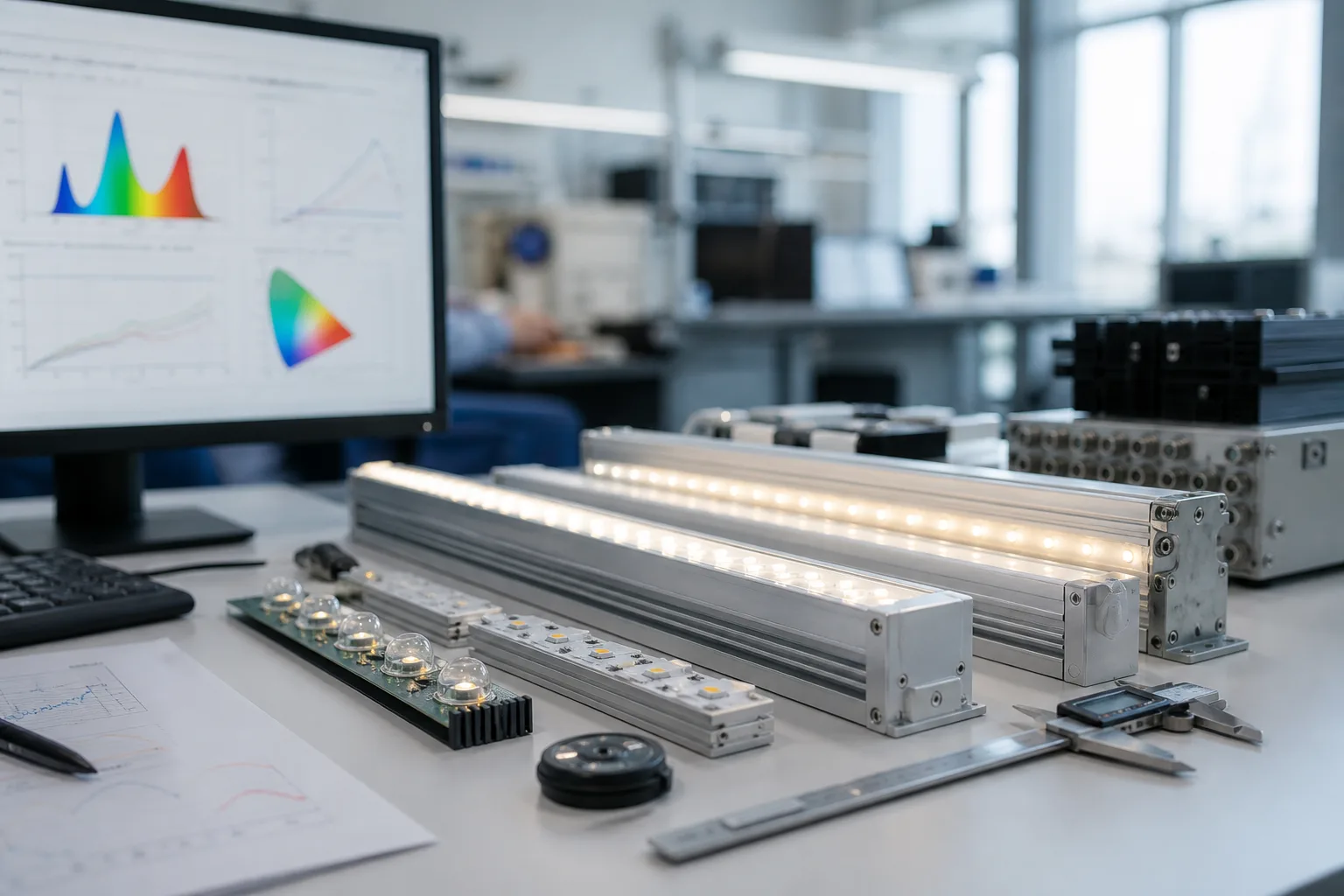 LED Ar-Ge çalışma masası ve prototip geliştirme alanı